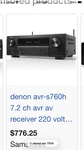 Denon Avr -5760H 7.2CH New!. Fixed Price $340.00.