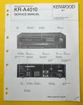 Kenwood KR-A4010 Original Service Manual For Am-fm Stereo Receiver Free Shipping. Fixed Price $19.00.