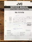 Jvc RX-717 Vtn Receiver Owners & Service Manual *original*. Fixed Price $14.97.
