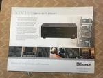Original MCINTOSH-MVP891 Universal Player- Graphic Insert D1023. Fixed Price $17.95.