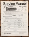 Technics SA-EX800 Receiver Service Manual *original*. Fixed Price $14.97.