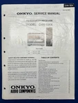 Original Onkyo CHR-185X Cd Changer Receiver Service Manual. Fixed Price $14.95.