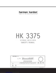 Harman Kardon HK3375 Receiver Owners Manual. Fixed Price $22.24.