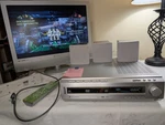 Sony HCD-C700 5 Disc Dvd/cd Changer Built In Amplifier, W/ Speakers + Remote. Fixed Price $95.00.