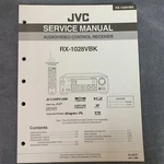 Jvc RX-1028VBK Service Manual Original W/schematics, Diagrams, Parts, Etc. Fixed Price $14.97.