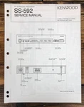 Kenwood SS-592 Surround Processor Service Manual *original*. Fixed Price $14.97.