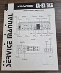 Kenwood KA9X / 9XG Amplifier Service Manual - Oem. Fixed Price $9.50.