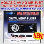 Aquatic Av AQ-MP-5UBT Single Din Digital Media Marine Receiver *not For Harley*. Fixed Price $399.99.