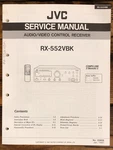 Jvc RX-552 Vbk Receiver Service Manual *original*. Fixed Price $19.97.