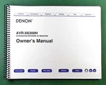 Denon AVR-X6300H Instruction Manual: Full Color 341 Pages & Protective Covers!. Fixed Price $39.75.