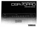Yamaha DSR-70PRO Decoder Owners Manual. Fixed Price $22.24.