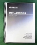 Yamaha RX-V496RDS Instruction Manual: 66 Pages & Protective Covers!. Fixed Price $18.95.