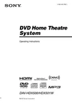 Sony DAV-HDX500 HDX501W Home Theater System Owners Manual. Fixed Price $22.24.