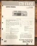 Sony STR-VX450 Receiver Service Manual *original*. Fixed Price $24.97.