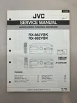 Jvc RX-882VBK 992VBK Original Service Manual Free Shipping. Fixed Price $14.00.