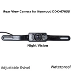 New Rear View Camera Backup License Plate Night For Kenwood DDX-6705S DDX6705S. Fixed Price $36.90.