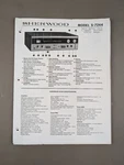 Sherwood Model S-7244 Am/fmsq/full Logic Channel Receiver Service Manual D-889. Fixed Price $64.95.