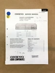 Onkyo TX-811 Stereo Receiver Service Manual *original*. Fixed Price $24.97.
