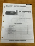 Sharp SA-R75AV Stereo Receiver Service Manual Vintage Oem Diagrams Repair. Fixed Price $14.99.