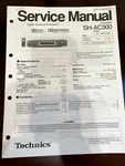 Technics SH-AC300 SHAC300 Service Manual From The Usa **original**. Fixed Price $22.99.