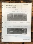 Kenwood KA-895 KA-995 Amplifier Service Manual *original* #2. Fixed Price $14.97.