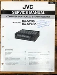 Jvc RX-5 Vbk Vlbk Receiver Owners & Service Manual *original*. Fixed Price $19.97.