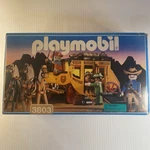 Playmobil 3803 Western Express Stagecoach Cowboys Open Box - Receipts From 1996. Fixed Price $89.99.