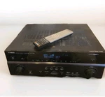 Yamaha HTR-7065 7.2 Channel Dual Zone Natural Sound Av Receiver W Remote Bundle. Fixed Price $160.00.