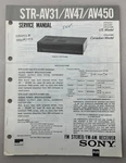 Sony STR-AV31 Original Service Manual Free Shipping. Fixed Price $18.00.