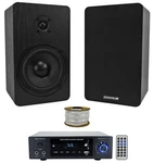 Rockville Bluamp 150 Amplifier W/ BLUETOOTH/OPTICAL+(2) 5.25" Bookshelf Speakers. Fixed Price $169.85.