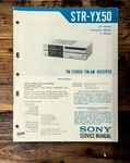 Sony STR-YX50 Receiver Service Manual *original*. Fixed Price $14.97.