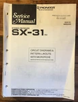 Pioneer SX-31 Receiver Service Manual *original*. Fixed Price $14.97.