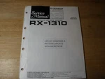 Pioneer RX-1310 Service Manual (1989) Original With Microfiche. Fixed Price $10.00.