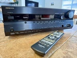 Onkyo TX-SR575 Am/fm Stereo 7.1-CHANNEL Av Receiver With Remote Bundle. Tested. Fixed Price $79.99.