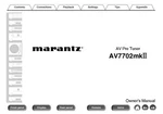 Marantz AV7702MKII Tuner Owners Instruction Manual. Fixed Price $22.24.