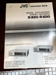 Jvc R-X60 R-X80 RX60 RX80 Receiver Owner's User Manual From The Usa **original**. Fixed Price $14.99.