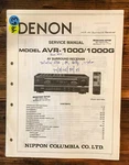 Denon AVR-1000G Receiver Service Manual *original*. Fixed Price $19.97.