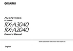Yamaha RX-A3040 RX-A2040 Receiver Owners Manual. Fixed Price $22.24.
