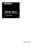 Yamaha HTR-5835 Av Receiver Owners Manual. Fixed Price $22.24.