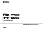 Yamaha TSR-7790 HTR-6068 Receiver Owners Manual. Fixed Price $22.24.