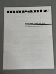 Marantz SR480/SR580 A/v Surround Stereo Receiver User Guide. Fixed Price $15.00.