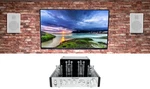 Rockville Blutube Amplifier/home Theater RECEIVER+2) Wall Speakers In White. Fixed Price $199.90.
