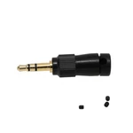 2PACK Locking 3.5MM 1/8" Trs Plug Audio Connector For Sennheiser Rode Sony De.... Fixed Price $22.20.