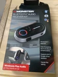 Monster Bluetooth Audio Receiver Full Kit With Siri And Google Virtual Assistant. Fixed Price $12.95.