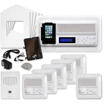 Ist Retro Music & Intercom System Package, 5 Rooms (vertical Frames), White. Fixed Price $1400.96.