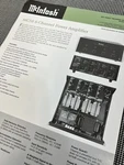 Mcintosh CR16 Control Center & MC58 Amplifier Preliminary Information J01137. Fixed Price $14.99.