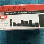 Rca Home Theater System RTD3236EH 5-PC Speakers And Sub Woofer W/ Remote Nib. Fixed Price $95.00.