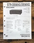 Sony STR-DE805G STR-DE905G Receiver Service Manual *original*. Fixed Price $19.97.