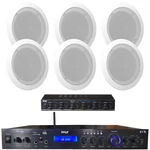 Pyle Bluetooth Home Receiver, 6X 5.25" 150W Speakers, 6-CHANNEL Stereo Selector. Fixed Price $386.49.