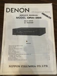 Denon DRA-355 DRA355 Service Manual **original**. Fixed Price $18.49.